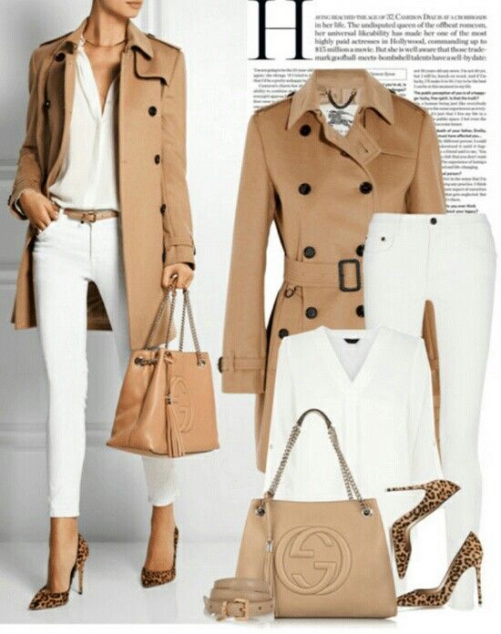 Article trench working girl